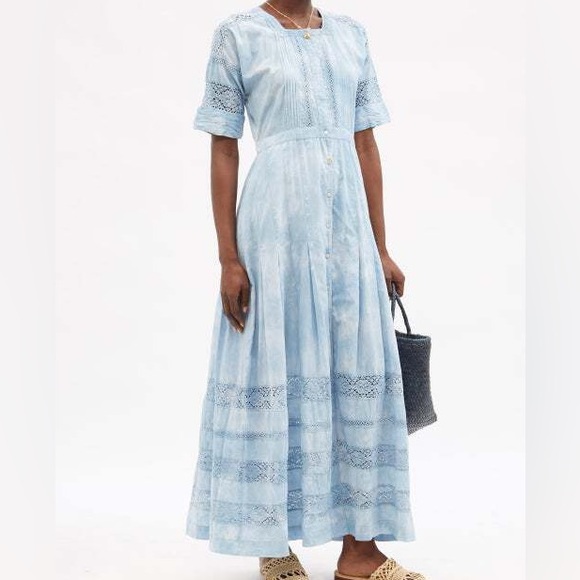 ✨ NWOT LOVESHACKFANCY Edie midi dress - Picture 3 of 10